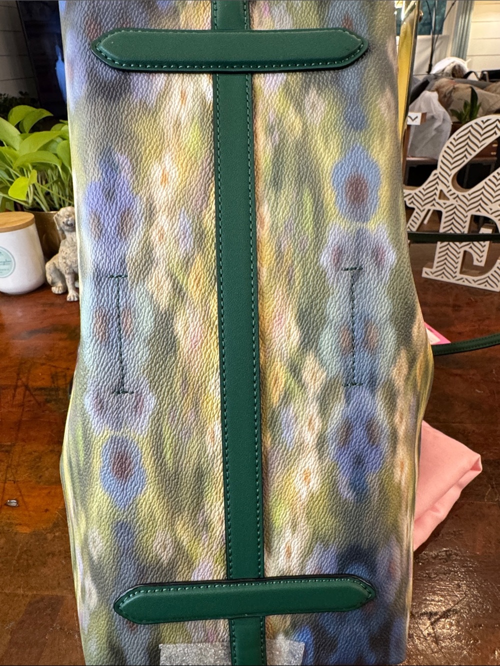 kate spade x Disney Bambi Print Tote with Green Handles - Picture 9 of 14